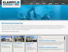 Tablet Screenshot of klampfl.at